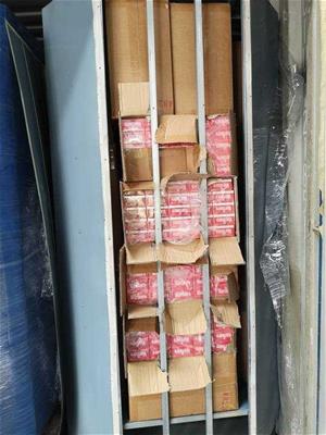 Duty-unpaid cigarettes hidden in the container. (Photo: ICA)